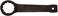 Jetech Box End Ring Slogging Spanner, Striking Ring Wrench 32mm, CR-V Steel 12-Point Flat Strike Wrench, Single Head Spanner Hand Tool for Mechanical Automotive Repair - OFSS-32