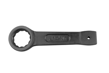 Jetech Box End Ring Slogging Spanner, Striking Ring Wrench 36mm, CR-V Steel 12-Point Flat Strike Wrench, Single Head Spanner Hand Tool for Mechanical Automotive Repair - OFSS-36