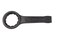 Jetech Box End Ring Slogging Spanner, Striking Ring Wrench 80mm, CR-V Steel 12-Point Flat Strike Wrench, Single Head Spanner Hand Tool for Mechanical Automotive Repair - OFSS-80