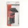 Jetech 10-Piece Hex Key Wrench Set, Standard Length, Metric, Heat-Treated, L-Style, Flat, Premium Alloy Steel with Black Finish 1.5mm to 12mm Allen Key Set - PS-B10
