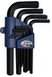 Jetech 10-Piece Hex Key Wrench Set, Standard Length, Imperial, Heat-Treated, L-Style, Flat, Premium Alloy Steel with Black Finish 1/6 to 1/2 Allen Key Set - PS-B10IN