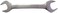 Jetech Double Open End Wrench, Size 27 x 32 mm Metric, Flat Head Wrench, Industrial Grade, Open Ended Spanner for Automotive Repair Furniture Assembly - OWS27-32