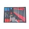 Jetech 230-Piece Tool Set in 6-Drawer Trolley, Mechanic Tool Set, Heavy Duty Workshop Tool Chest with Complete Mechanic Hand Tools, Lockable Cabinet, Garage Storage Cart with Wheels - RC-230S