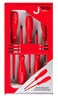 Jetech 5-Piece Insulated Screwdriver Set, Electrician Tools, Slotted and Phillips Screwdrivers, VDE Tested and Certified for Electrician Safety - IS-5PCSET