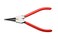 Jetech 5-Inch Snap Ring Pliers, External Circlip Pliers with Straight Jaw, Premium Chrome Vanadium Steel, Coil Spring, Red - SR-5B