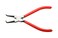 Jetech Mini Bent Needle Nose Pliers 124mm Bent Long Nose Plier, Internal Snap Ring Pliers, Needle Remover Pliers Fishing Tools Precision Pliers for Jewelry Making and Small Object Gripping - SR-5C