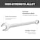 Jetech 34mm Combination Wrench - Industrial Grade Spanners with 12-Point Design, 15-Degree Offset, Made with Durable Chrome Vanadium - COM-34
