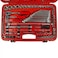Jetech 142-Piece Socket Set, Professional Mechanical Tool Kit, 3-Drive Metric Socket Set (1/4", 3/8", 1/2"), Standard &amp; 12-Point Sockets, S2 Steel Bits, Go-Through Screwdrivers, Hinge Handle and Others in Heavy-Duty Case &ndash; SK-142SP