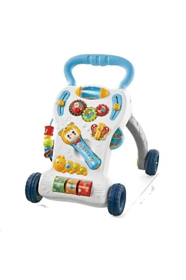 Youleen Smart Musical Baby Walker 9Months+ &ndash; Sit-to-Stand Learning Walker with Lights &amp; Sounds, Interactive Activity Push Toy for Toddlers