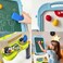 Youleen Adjustable Magnetic Double-Sided Easel (3 Years+) 2-in-1 Multifunctional Drawing Board &ndash; 360&deg; Rotating Kids Art Board with Handle &amp; Storage Tray