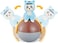 Youleen Funny Running Tumbler &ndash; Interactive Rolling &amp; Tumbling Toy for Babies &amp; Toddlers &ndash; Early Development Pull &amp; Chase Toy with Smooth Edges &ndash; Safety Certified (Ages 19 Months+)