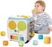 Youleen 6-in-1 Educational Treasure Box &ndash; Multi-Function Baby Activity Cube with Music Piano, Shape Sorter, &amp; Bead Maze &ndash; Safety Certified Early Learning Toy for Toddlers 19 Months+