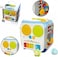 Youleen 6-in-1 Educational Treasure Box &ndash; Multi-Function Baby Activity Cube with Music Piano, Shape Sorter, &amp; Bead Maze &ndash; Safety Certified Early Learning Toy for Toddlers 19 Months+