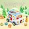 Youleen Multi-Function Musical Learning Bus for Toddlers &ndash; Early Educational Pull-Along Toy with Shape Sorter, Xylophone, &amp; Animal Sounds &ndash; Safety Certified &ndash; Gifts for Boys &amp; Girls 19M+