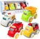 Youleen City Traffic Inertia Car Set - Friction Powered Town Vehicles for Toddlers (36m+), Safe ABS Plastic, Kids Toy Vehicle Set for Educational Play