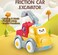 Youleen Simulation Excavator Toy - Construction Vehicle Set for Kids, Die-Cast Metal &amp; ABS Plastic Digger, Interactive Sandbox Toy for Boys &amp; Girls (Ages 3+)