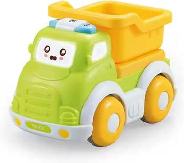 Youleen Town Vehicle Dump Truck Toy &ndash; Heavy-Duty Construction Muck Car for Toddlers &ndash; Friction Powered, Child-Safe Certified, Durable Sandbox Toy for Kids Ages 3+
