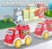Youleen Fire Truck Toy for Toddlers &ndash; Friction Powered Town Fire Engine for Kids (36+ Months), Emergency Rescue Vehicle with Lights and Sounds, Educational Toy Car for Boys and Girls, Red