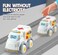 Youleen Ambulance Town Vehicle Toy for Kids - Realistic Lights &amp; Sound Effects, Interactive Sliding Doors - Age 19+ Months