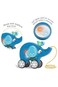 Youleen Baby Elephant Pull Along Toy &ndash; Safety Certified, Durable Non-Toxic Plastic, Educational Walking Toy for Toddlers &amp; Infants (18+ Months)