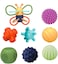 Youleen Sensory Toy Kit for Babies &amp; Toddlers &ndash; BPA-Free Silicone Teethers, Rattles &amp; Grasping Balls &ndash; Early Development Educational Toys for Newborns to 19 Months+
