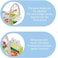 Youleen Tiger Baby Gym Play Mat with Musical Kick &amp; Play Piano - Activity Center with Detachable Hanging Rattles - Tummy Time Mat for Newborns, Infants, and Toddlers - 0 Months+