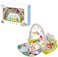 Youleen Tiger Baby Gym Play Mat with Musical Kick &amp; Play Piano - Activity Center with Detachable Hanging Rattles - Tummy Time Mat for Newborns, Infants, and Toddlers - 0 Months+