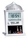 Al-Harameen Digital Azan Clock For Prayer HA-4004 Silver