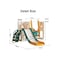 Indoor Play House Baby Playroom Playground Equipment Plastic Swing And Slides For Children Sliding Toys