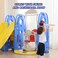 Bus Theme Colorful Plastic Swing Slide Set For Kids Indoor