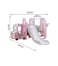 Children Bus Style Indoor Playground Baby Multifunctional Toys Colorful Plastic Swing Slide