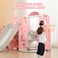 Children Bus Style Indoor Playground Baby Multifunctional Toys Colorful Plastic Swing Slide