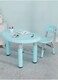 Children Furniture Peanut Shape Desk Set Kindergarten Learning Study Plastic Table and Chair Set for Kids