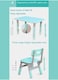 Children Square Desk Love To Learn Durable Multi-Functional Comfortable Learning Tables And Chairs
