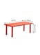 7 Pieces Kids Indoor Rectangle Table And Chair Set Plastic Play Desk Chairs