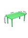 7 Pieces Furniture Plastic Rectangle Table With Chair For Children Reading