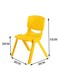 Indoor 5 Pieces Yellow Color Furniture Set Plastic Table And Chair For Kids