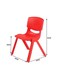 5 Pieces Kindergarten Furniture Red Color Table With Chair Set
