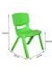 5 Pieces Indoor Plastic Furniture Green Square Table And Chair Set For Children