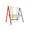 Multi-Function Double Kids Swing Chair Set Outdoor Playground Equipment Garden