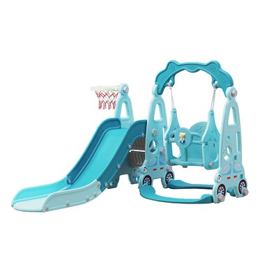 Multi-Functional 3 Year Old Playground Baby Kid Swing Slide Set Children Indoor
