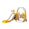 Multifunction 3 In 1 Indoor Playroom Kids Slide Kindergarten Home Indoor Car Theme Slides And Swings For Babies