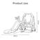 3 In 1 Plastic Children Toys Baby Indoor Kids Slide And Swing For Home