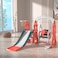 Castle 3-In-1 Slide Swing Set For Indoor