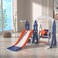 3 In 1 Indoor Toddler Playground Baby Playroom Swing And Slides