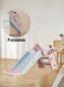 Fun Dinosaur Playground Plastic Kids Sliding Play Set Foldable Baby Slide