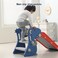 Cartoon Dinosaur Foldable Slide Home Game Indoor Kids Plastic Climbing Playground
