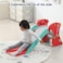 Bright Colors Dinosaur Shape Kids Slides For Plastic Children Indoor Kid
