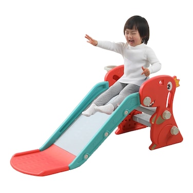 Bright Colors Dinosaur Shape Kids Slides For Plastic Children Indoor Kid