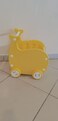 Large Storage CapacityIndoor Plastic Whale Theme Children Shopping Cart Kids Furniture